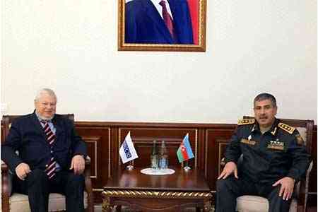 Ситуацию на линии соприкосновения войск обсудили Закир Гасанов и Аджей Каспршик