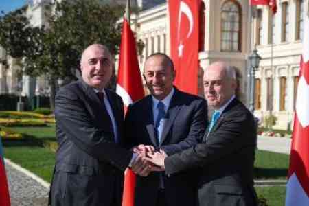 Mevlut Chavushoglu: Ankara considers it necessary to ensure the  "territorial integrity" of Azerbaijan and Georgia
