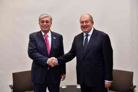 Armenian President and Speaker of the Senate of Kazakhstan discussed  prospects for cooperation