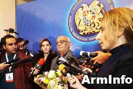 "Christian Democratic Party of Armenia" submitted its proportional  list to CEC