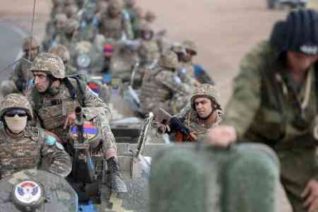 Armed Forces of Armenia are in high degree of combat readiness