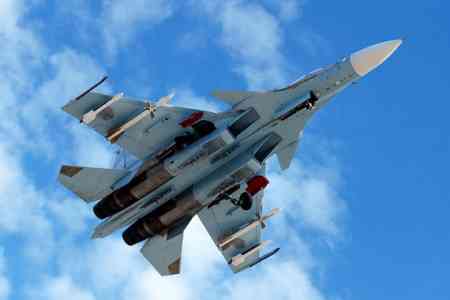 Demonstration flights of the latest Su-30 SM aircraft took place in  Armenia