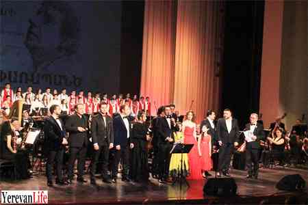 В Ереване состоялся грандиозный концерт памяти великого композитора Арно Бабаджаняна