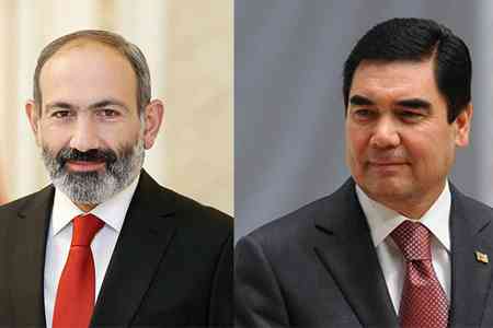 Премьер-министр Армении провел телефонный разговор с президентом Турменистана