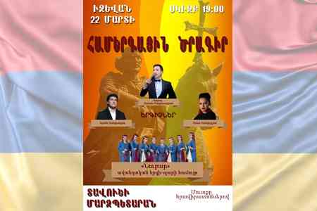 "Команда поддержки и помощи Армении" организует в 10 областях Армении 10 концертов в поддержку новой Армении