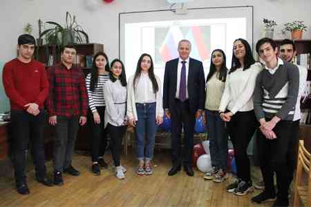 Russian Ambassador to Armenia participated in the opening of the  Russian language class at Yerevan High School N198
