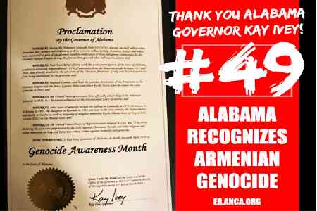 Alabama Recognizes Armenian Genocide in Ottoman Turkey