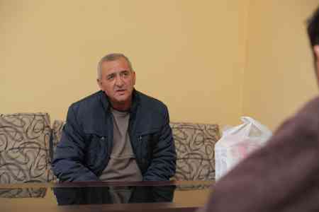 The father of Karen Ghazaryan, convicted for 20 years in Azerbaijan,  visited a citizen of Azerbaijan Republic who illegally crossed the  Armenian-Azerbaijani border