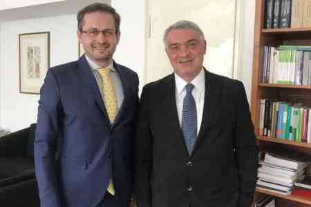 Armenian Ambassador to Czech Republic met with Deputy Minister of  Foreign Affairs Martin Smolek