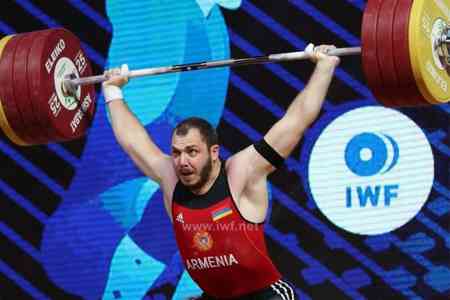 Weightlifter Hakob Mkrtchyan won the gold of the European  Championship in the weight category up to 89 kg