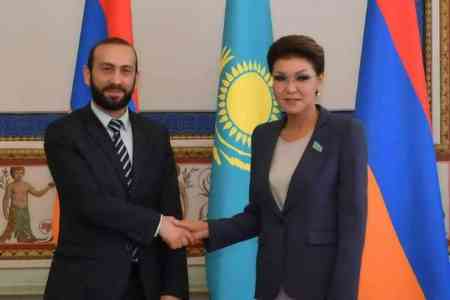 Ararat Mirzoyan and Dariga Nazarbayeva discussed prospects for  cooperation