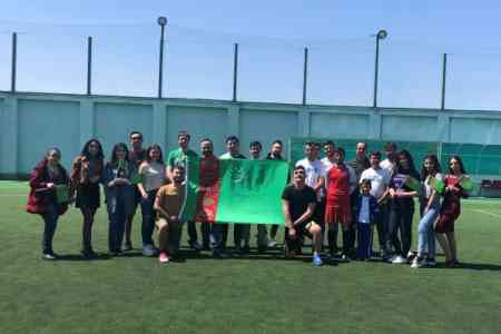 Посольство Туркменистана в Республике Армения организовало футбольный турнир среди студентов