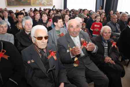 GeoProMining celebrated May holidays with veterans of the Great  Patriotic War and presented gifts