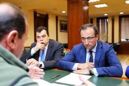 Armenian defense and health ministers discuss issues for the upcoming  summer draft