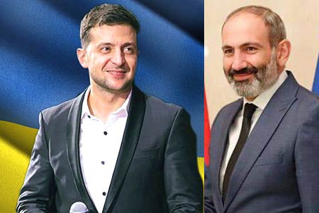 Nikol Pashinyan sent a congratulatory message to Volodymyr Zelensky