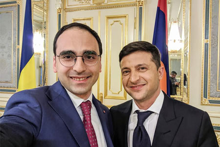 Ուկրաինայի նախագահն ու Հայաստանի փոխվարչապետը քննարկել են երկկողմ օրակարգի հարցեր