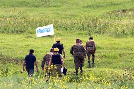 Миссия ОБСЕ провела очередной мониторинг на армяно-азербаджанской госгранице