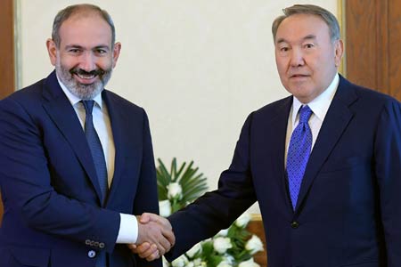 Nikol Pashinyan to Nursultan Nazarbayev: Great is your personal  contribution to the warm relationship between our countries
