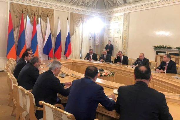 Стартовала двусторонняя встреча Пашинян-Путин