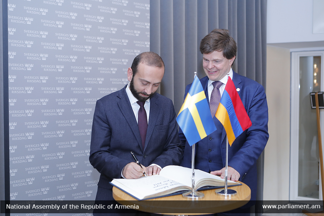 Вице-спикер Риксдага Швеции заявила о  готовности содействовать укреплению парламентских связей с Арменией