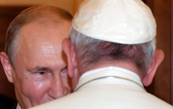Путин в третий раз встретился с папой римским