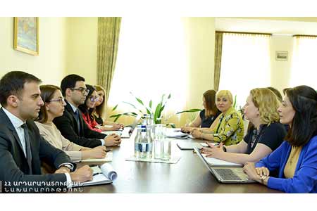 Министр юстиции Армении обсудил реформы в судебной сфере с экспертами Совета Европы