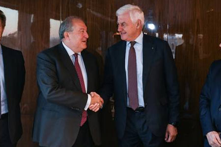 Президент Армении и директор компании <Леонардо> договорились о реализации совместных научно-образовательных программ