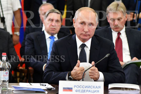 Путин: ЕАЭС развивается поступательно, создан объёмный общий рынок, который успешно функционирует