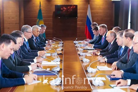 Казахстан и Россия поднимут планку межгосударственного сотрудничества на новый уровень - Касым-Жомарт Токаев