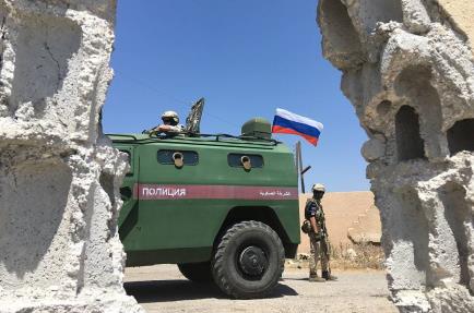 Российская военная полиция прибыла в сирийский город Кобани на границе с Турцией