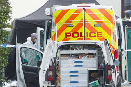 Мигранты, найденные погибшими в грузовике в Англии, прибыли из Китая
