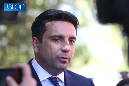Opposition forces` attempts to drive a wedge between Armenian and  Artsakh authorities cannot be understood - Alen Simonyan
