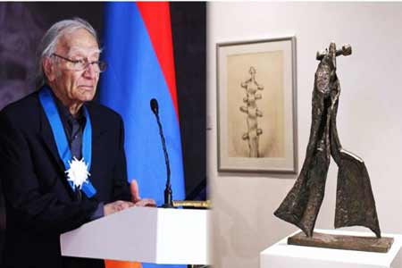 В центре Еревана будет установлена скульптура Арто Чакмакчяна "Шагающий человек"