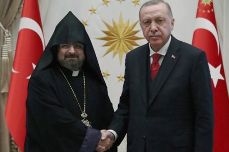 Newly elected Patriarch of Constantinople meets with Turkish  President and Foreign Minister