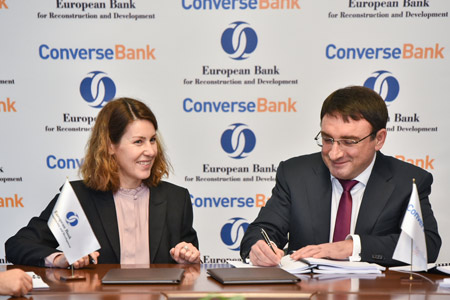 Конверс Банк и EBRD подписали два кредитных договора на общую сумму в 8 млн долларов США по программам финансирования ММСП и "Женщины в бизнесе"