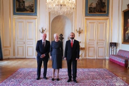 Armenian Parliament Speaker Meets Queen of Denmark