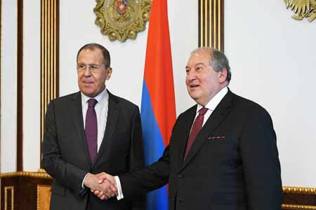 Armen Sarkissian congratulated Sergey Lavrov on his 70th birthday