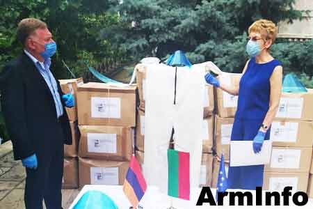 Болгария передала Армении гуманитарную помощь для борьбы с Covid-19