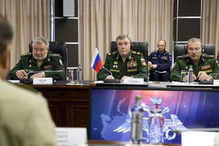 A telephone conversation was held between the Chiefs of the General  Staffs of the RF and RA Armed Forces