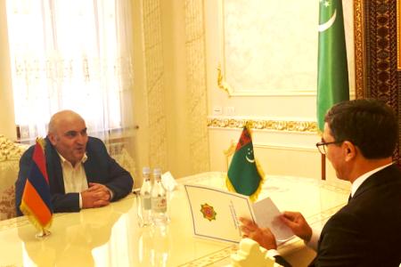 Cостоялась встреча Посла Туркменистана в Республике Армения c депутатом Национального Собрания РА