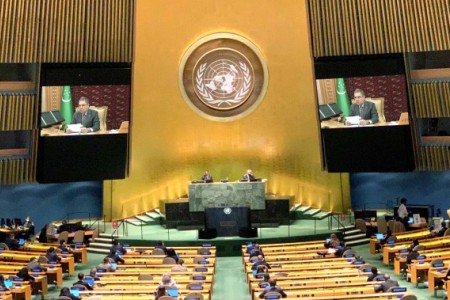 В ходе выступления на 75-ой сессии Генассамблеи ООН Президент Туркменистана подчеркнул значимость восстановления доверия в международной политике