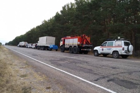 Специалисты МЧС России продолжают патрулировать Лачинский перевал
