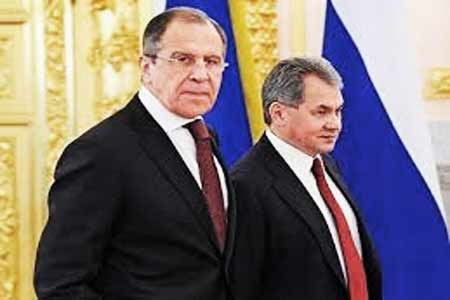 Lavrov took part in a meeting of members of the Russian delegation  with Nikol Pashinyan