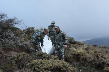 В результате проведенных поисковых работ обнаружены останки 11 человек - МВД Нагорного Карабаха