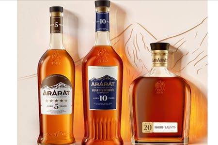 The presentation of the updated line of the legendary "Ararat" brandy  took place in the art space of the Armenian Embassy in Moscow