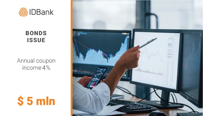 IDBank 20 августа выпустил к размещению очередной транш долларовых облигаций в объеме $5 млн