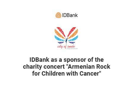 IDBank as a sponsor of the charity concert "Armenian Rock for Children with Cancer"