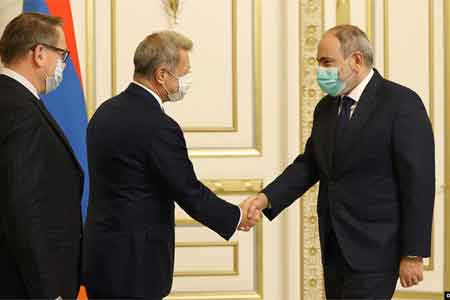 Pashinyan and Stephane Visconti discussed ways to resolve the  Nagorno-Karabakh conflict