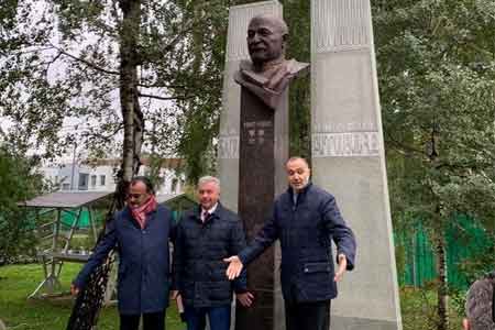 В Москве открыли бюст полководцу победы Ованнесу Баграмяну