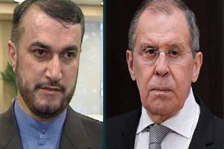 Amirabdollahian to Lavrov: This visit is a good opportunity to  discuss international developments, including the situation in the  South Caucasus Region, Yemen, and Afghanistan